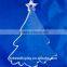 Custom christmas item, christmas snowflake clear acrylic material