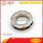 Special custom metal silver O ring bags shoes accessories