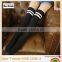 White color cotton vertical stripes pattern with two cross strips top knee high socks stockings