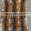 Genuine Cross Fox Fur Skin Plate / Wholesale Fox Fur Blanket