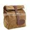 waxed canvas lunch tote bag resistant