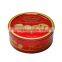 Hot sale customized round cookie tin boxes food packaging cans