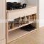 High quality handmade FSC wooden shoe rack wholesale