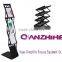 Wholesale Foldable 6 Layers Magzine Display Stand, A4 Metal Brochure Holder
