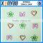 hight quality promotional gifts paper box custom logo metal green star shape paper clips