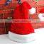 Christmas Hat,Christmas Supplies Handmade Christmas Santa Hat,Plush Soft Christmas Hat
