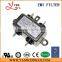 General Purpose Single Phase Power Line Filter,6A UL TUV ROHS certificate