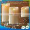 2015 Wax LED Candle Pillar Moving Wick Wedding Use Wax LED Candle Wholesale