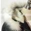 2016AW garment customized woman's ladies fashion long padded coats fur collar parka outdoor warm jacket