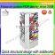 magazine display shelf revolving book store display stand