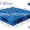 RH-P09 blue HDPE Tin-Shaped Grid pallet 1100*1100*150 mm Capacity 1-4ton stackable pallet