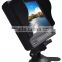 Rear view 7 inch mini lcd monitor for bus and truck with sun shader
