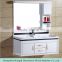 PVC Waterproof Bathroom Mirror Wash Basin Cabinet