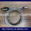 high quality golden nylon braided usb data charger cable for samsung s6