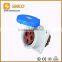 CEE 63A panel mounted male and female industrial plug and socket