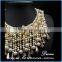 New luxury wholesale fashion statements exaggerate beaded pearl necklace jewelry for india