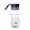 Space cup glass transparent lid filter plastic cup readily cup leak-proof wide mouth plastic water bottle