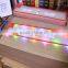 Customed rubber LED bar mat newest soft pvc LED bar runner