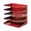 5-Tier Horizontal metal desktop file organization