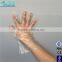 Disposable Clear Poly Hybrid Stretch Gloves, Copolymer Polyethylene PE gloves