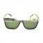 2016 Fashion Square Green Sunglases Men Women Fancy Sunglasses