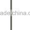 48W Solar Street Light 7m pole- ANAMBRA Series single arm round design homogenous lighting