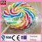 30g multi-colored sunflower shape round flat lollipop