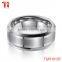 Fashion Jewelry Tungsten Ring Burshed Surface Center 8mm