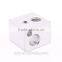 3D printer accessories E3D V5 all metal heating block of hot end black aluminum oxidation process 16 x 16 x 12mm