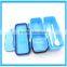 Eco-friendly Double-deck Japan Bento Lunch Box Plastic Storage Containers Spork&Spoon Set