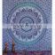 Queen Size Hippie Ombre Indian Cotton Mandala Tapestry
