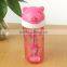 300ml/350ml Cartoon students Eco-friendly BPA free plastic water bottle,sports bottle with customized logo