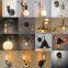 Black metal cage led industrial hotel wall light wall lamp