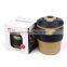 China factory new design silicone portable travel coffee mugs