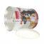 round tin cans for food canning