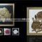 Noble and Elegant Gold and White Flower Holder, High Wooden Flower Holder/Planter