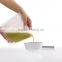 Fresh vegetable bag silicone food bag with zipper food freezer bag