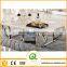 C380 China Living Room Center Table Stainless Steel Stone Sofa Table