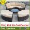 Modern garden sectional sofa furniture outdoor rattan round sofa