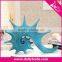 Home Decor Antique Rustic Blue Resin Conch Craft
