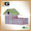 Cute house shaped wooden flower pots