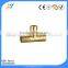 Brass t connector pipe fitting
