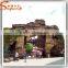 Can be customized fountain garden decorative landscape stone waterfall solar fountain for sale
