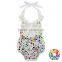 Sunflower Designs Baby Girls Bubble Romper Clothes Knit Cotton Rompers With 3 Plastic Snaps On The Bottom Easy To Change Diapers