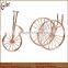 Single bottles metal bicycle wine rack