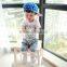 Children's cotton printing cool suit with triangular bandage