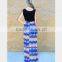 2017 Customized Plus size bohemian maxi dress for mommy and me