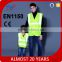 children adult 100%polyester high visibility warning reflective safety vest