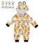 Hooded Lions Full Over Print 100% Cotton Kids Baby Bodysuits Wholesale