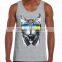 custom men and women cotton printing tank top